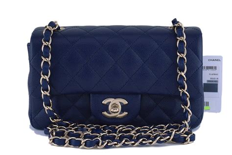 chanel mini flap bag navy blue|Chanel mini flap bags sale.